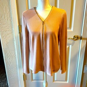 Calvin Klein zip up sweater